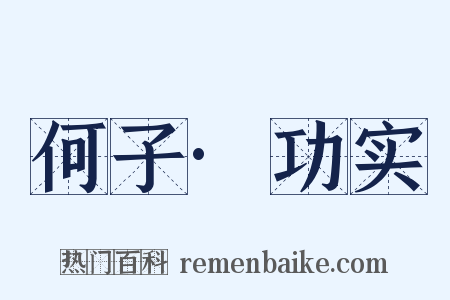 何子·功实是什么意思的图片